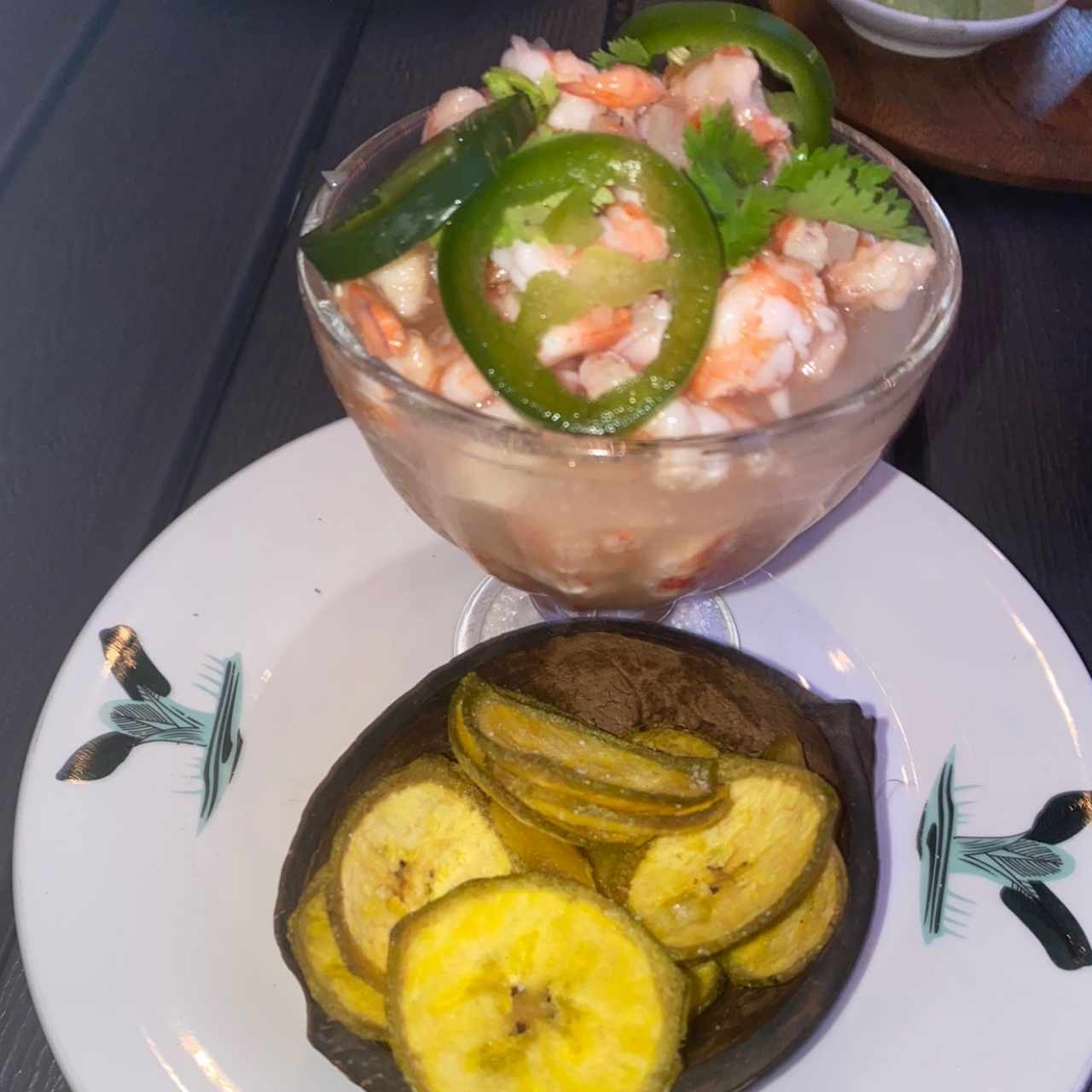 Ceviche de camarones