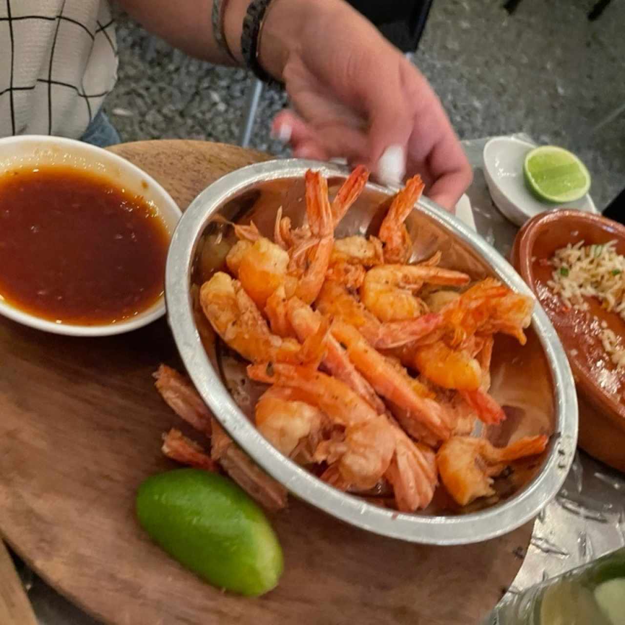 Camarones fritos