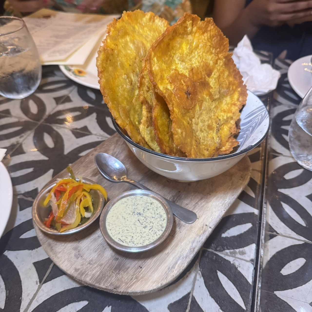 Patacones con salsa sexy