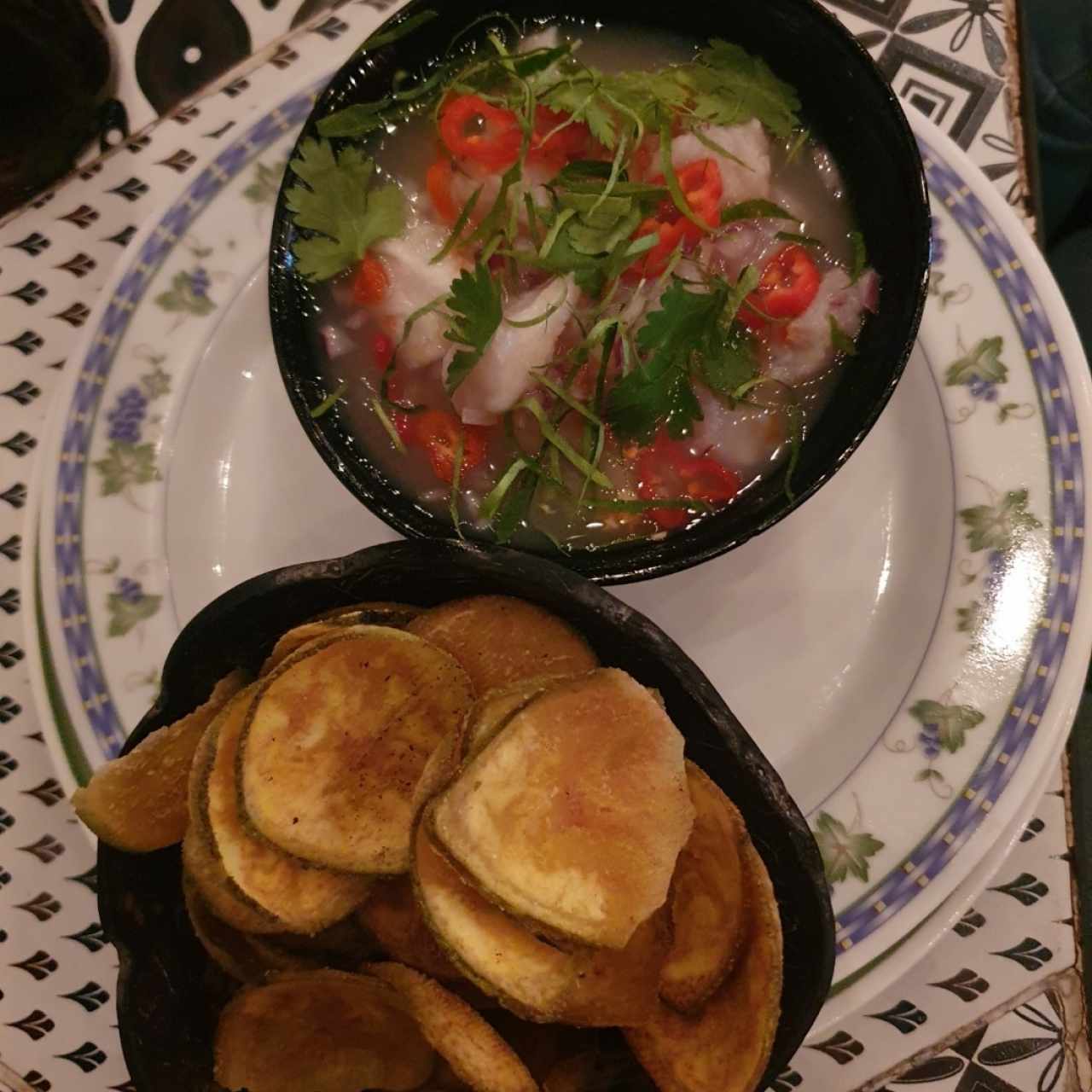 Ceviche de corvina