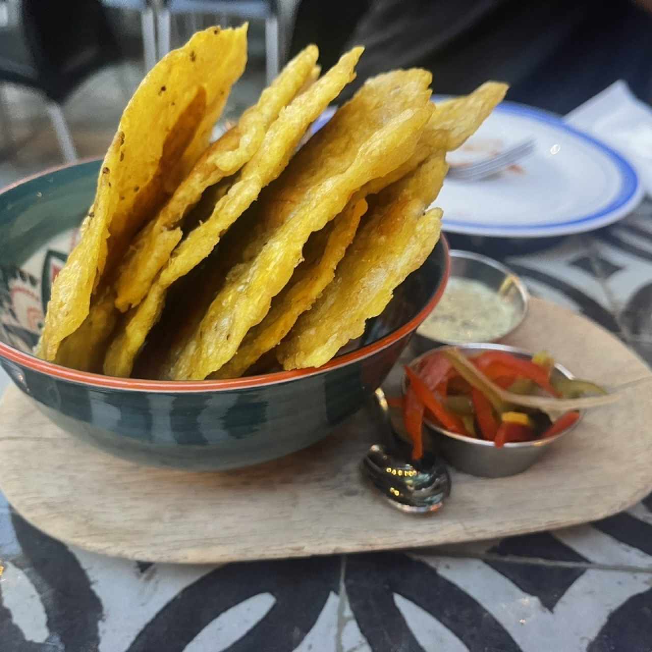 Patacones con salsa sexy