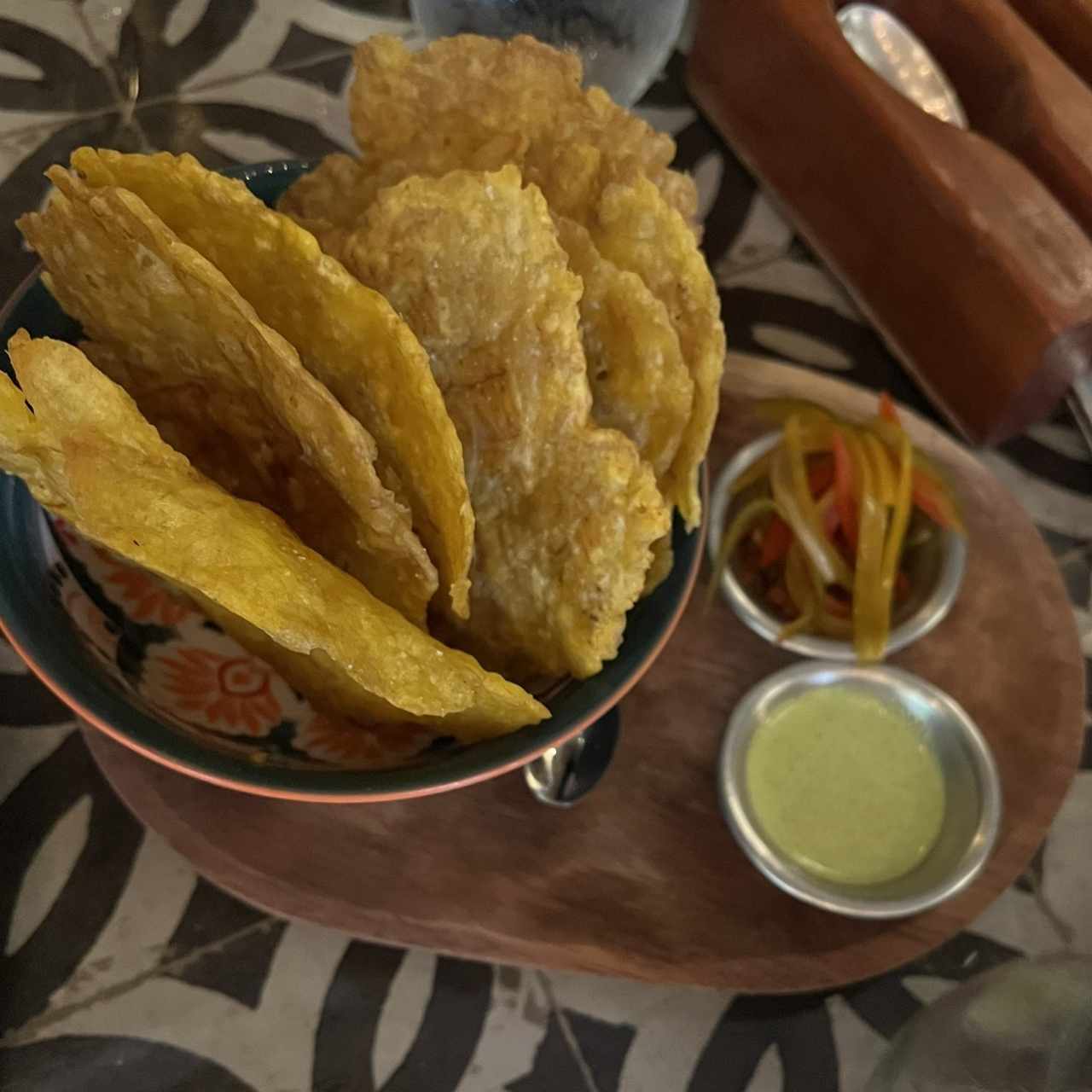 Patacones con salsa sexy