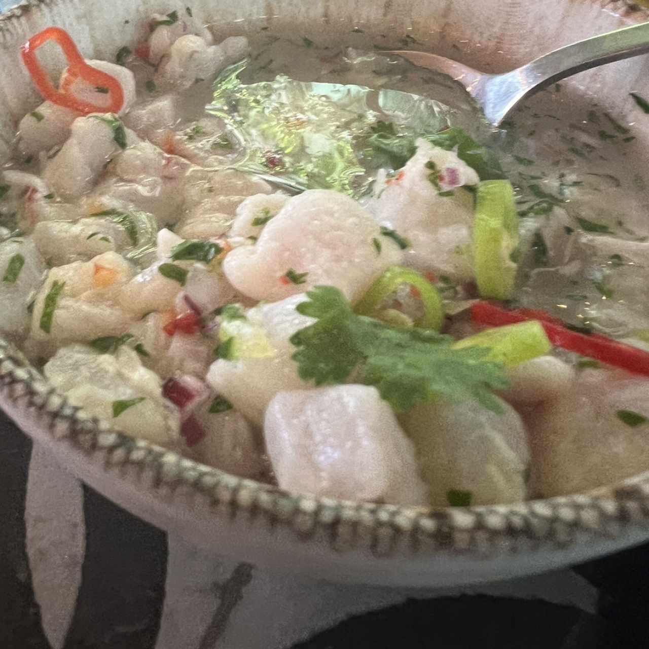 Ceviche de pescado