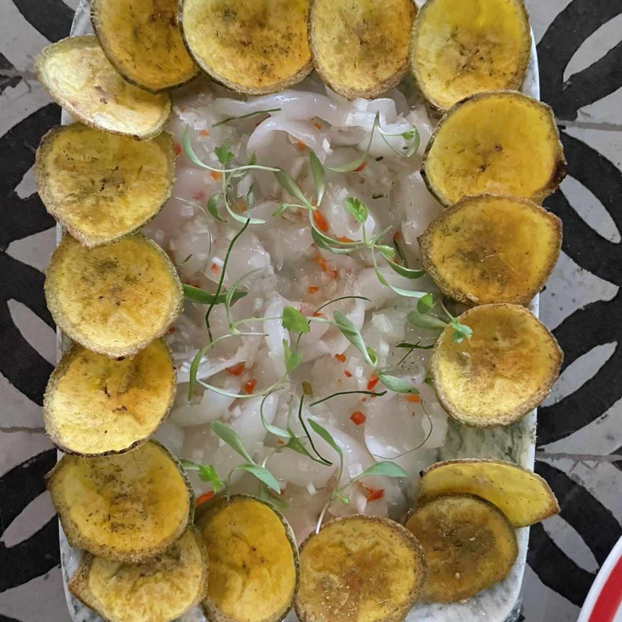 Ceviche de mamon chino 