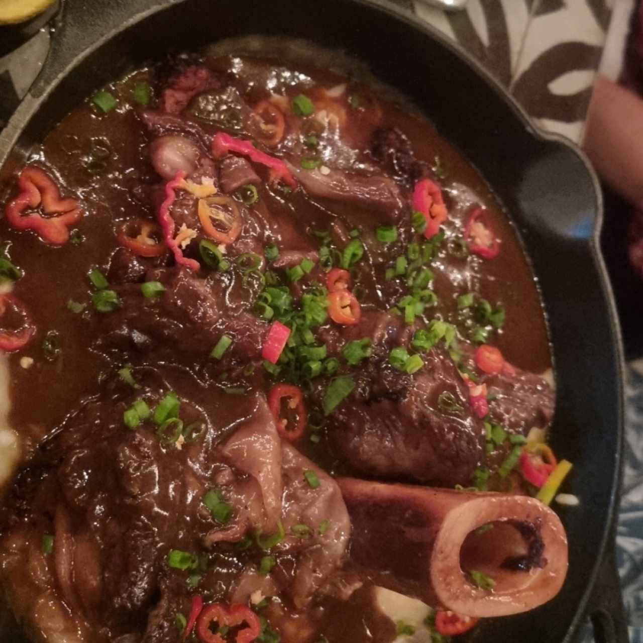 Ossobuco y Arroz Caldoso de Maíz