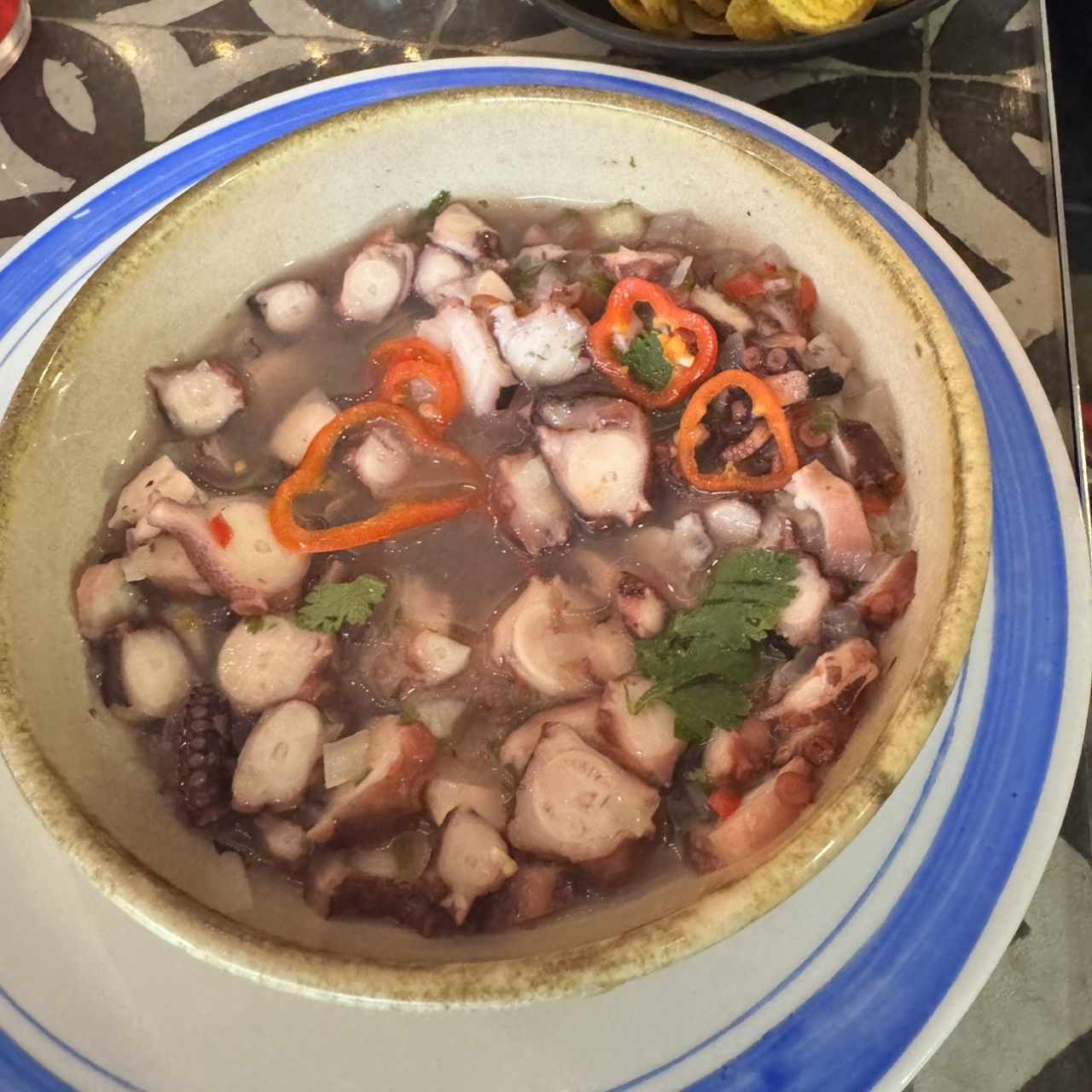 Pulpo a la brasa