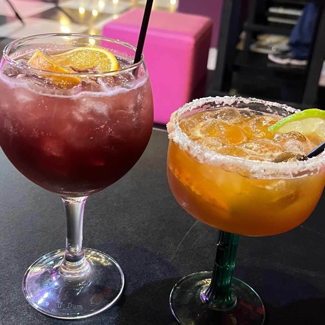 Not So Virgen Sangria y Lady Margarita