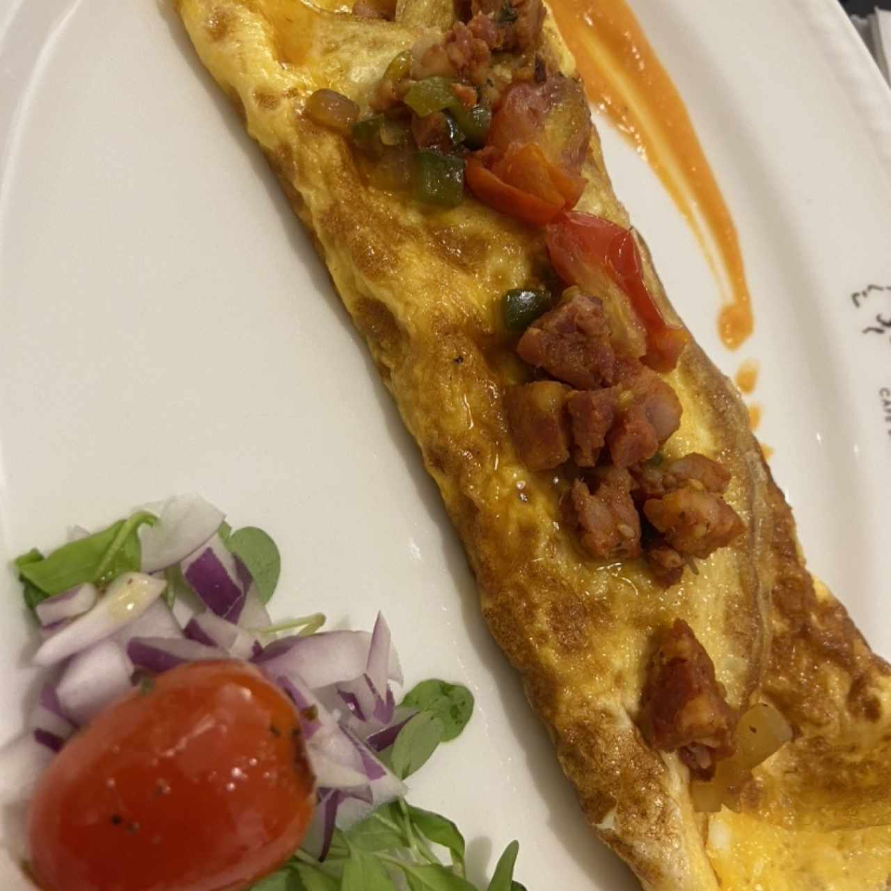 Omelette con Chorizo