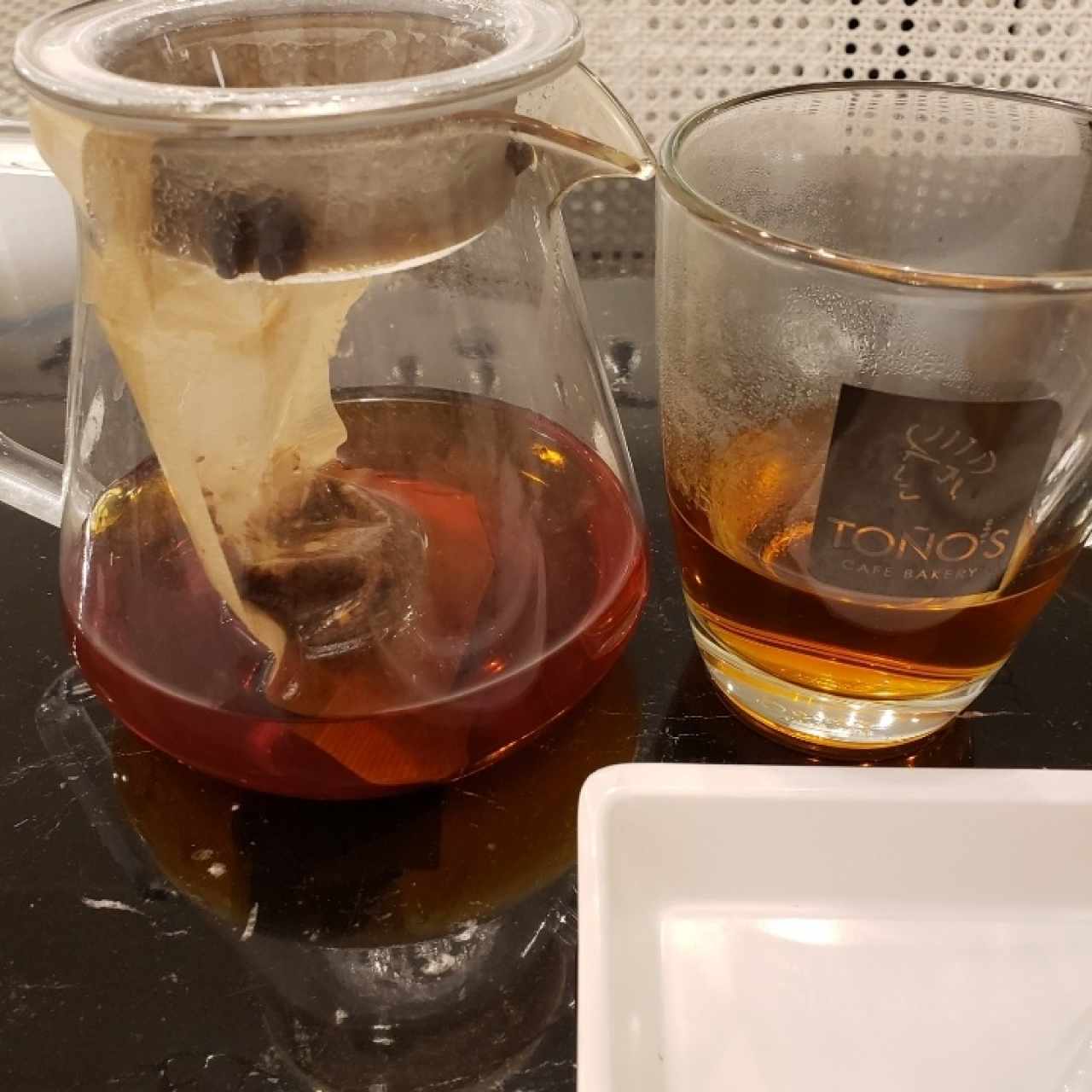 infusión de té de sabores