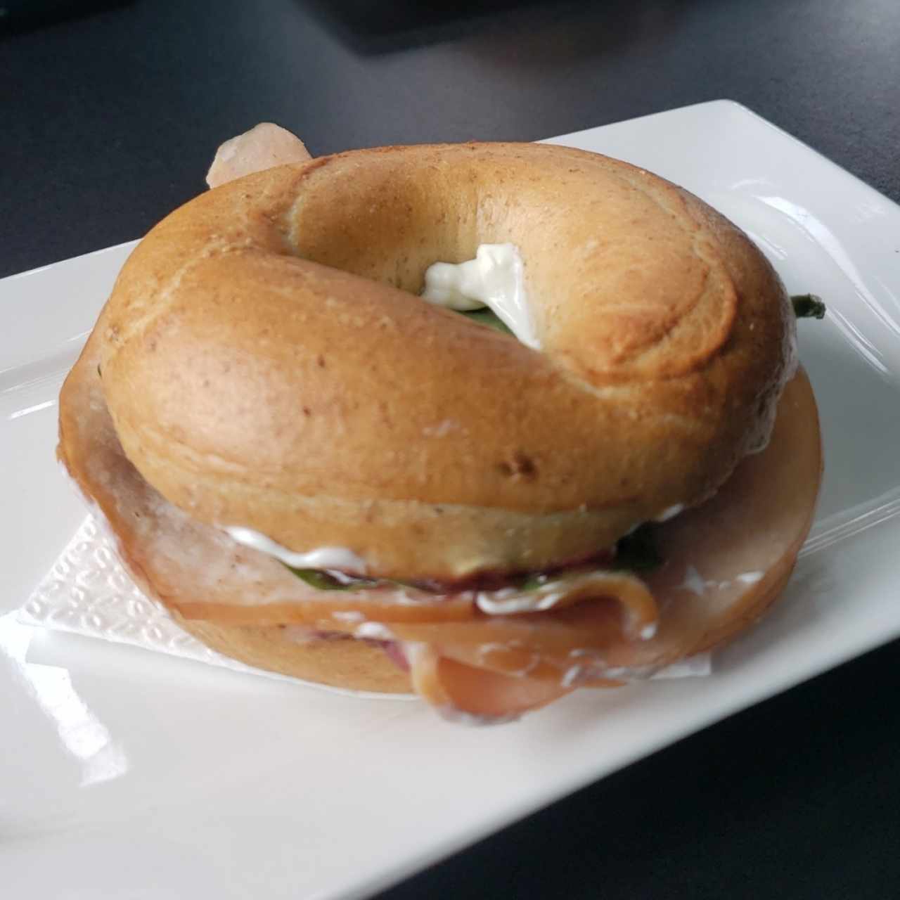 turkey bagel