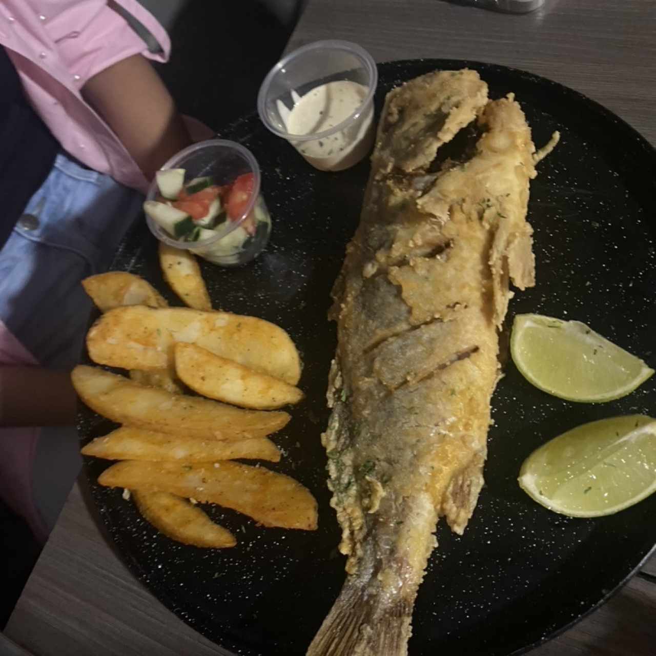 Pescado frito 