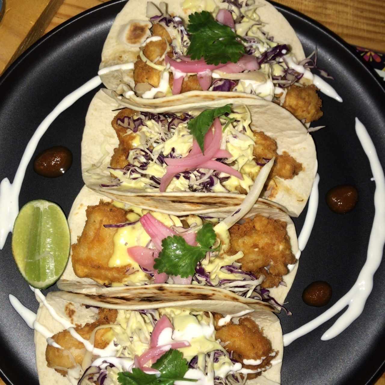 Tacos de Pescado Acevichado