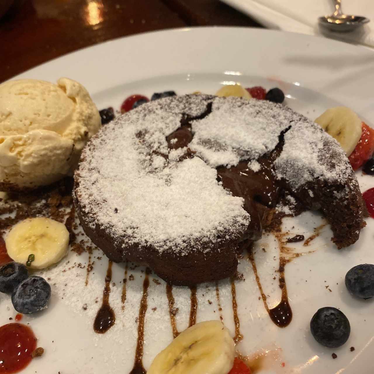 Volcano de chocolate