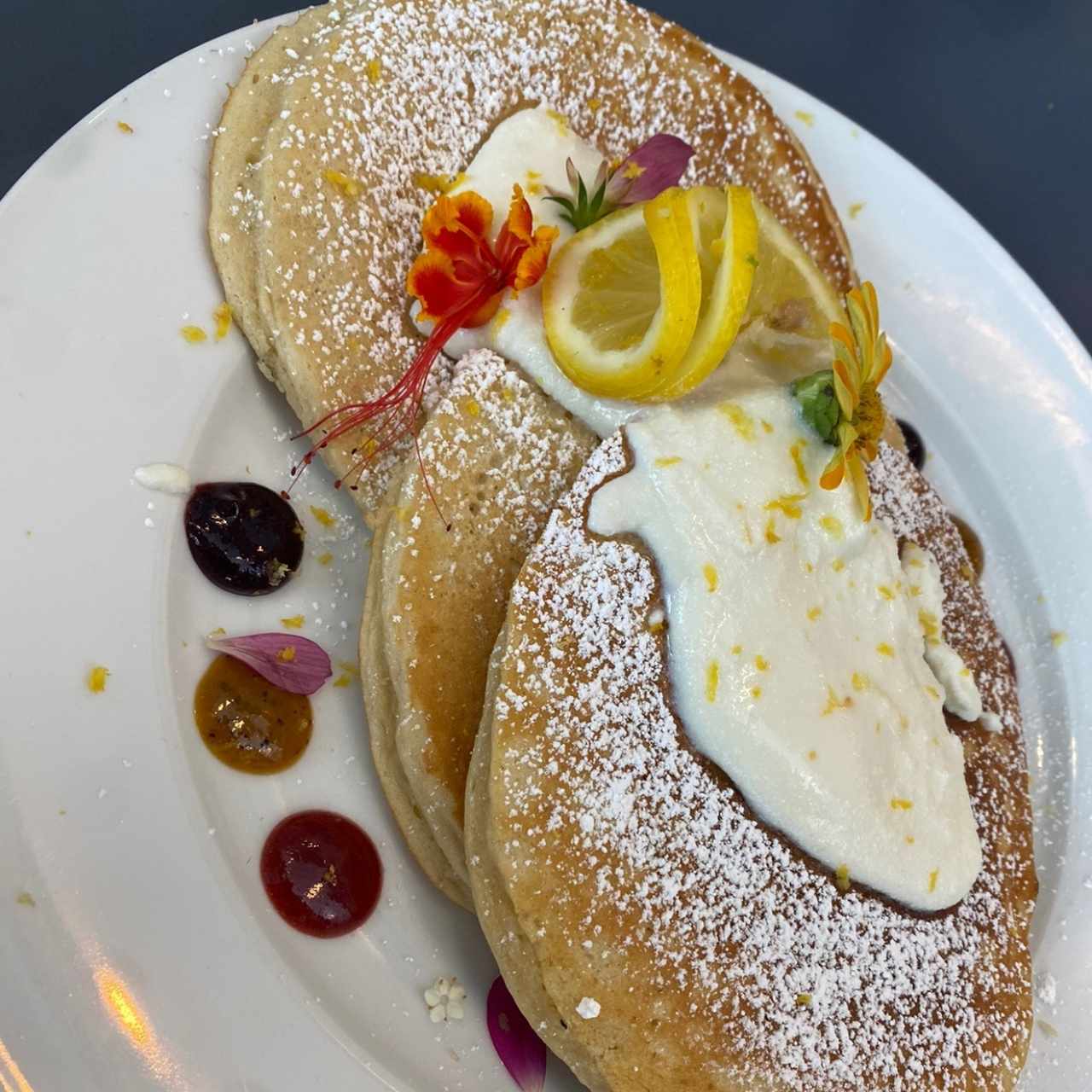 Pancake de Ricotta y Limón 