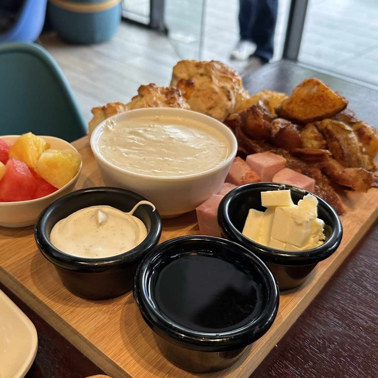 Country Biscuit And Gravy Breakfast