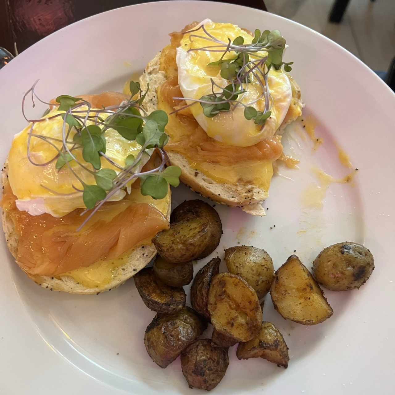 Bagel de Salmón Ahumado
