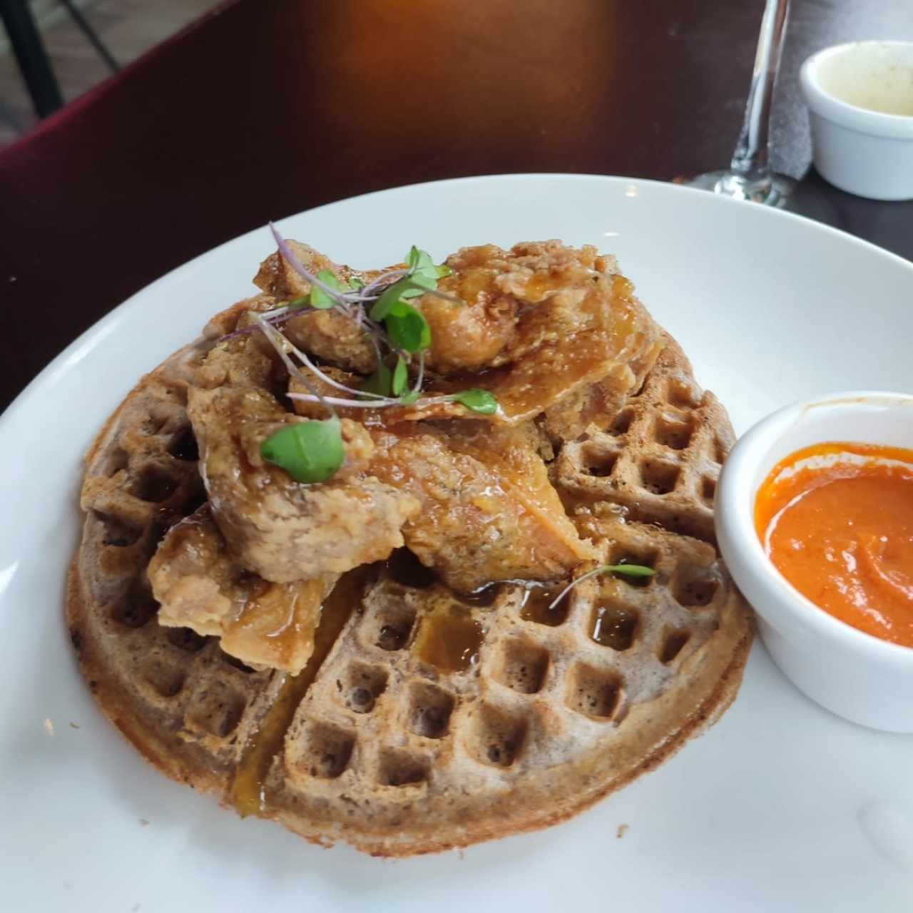 Chicken & waffles