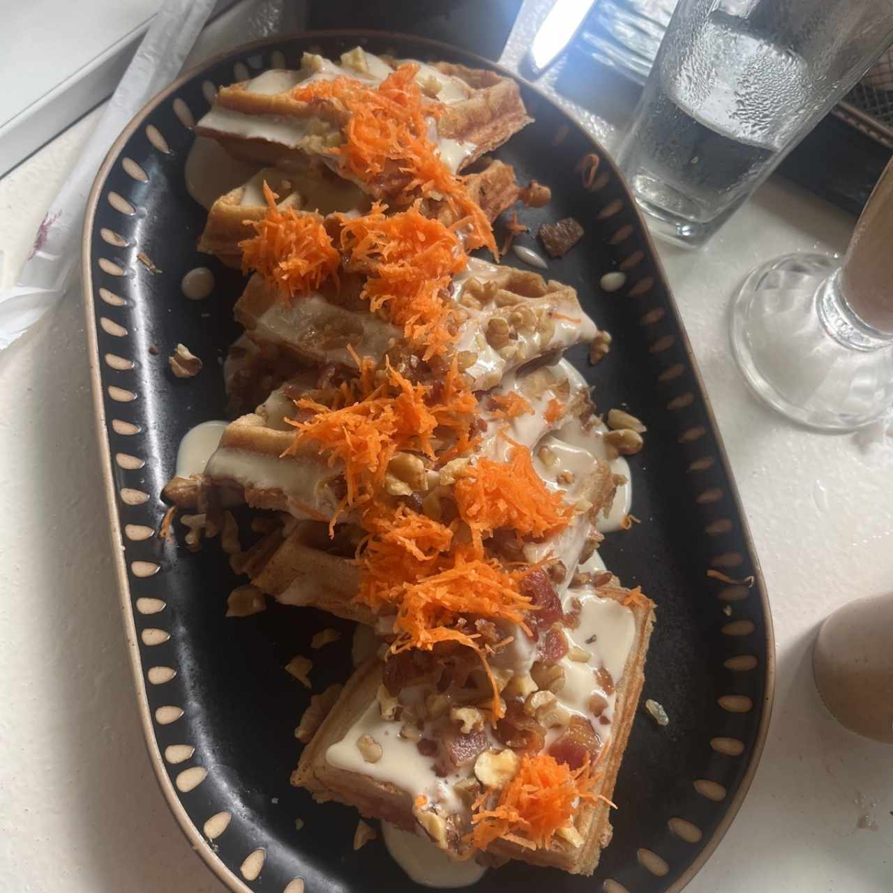Waffle Carrot Cake