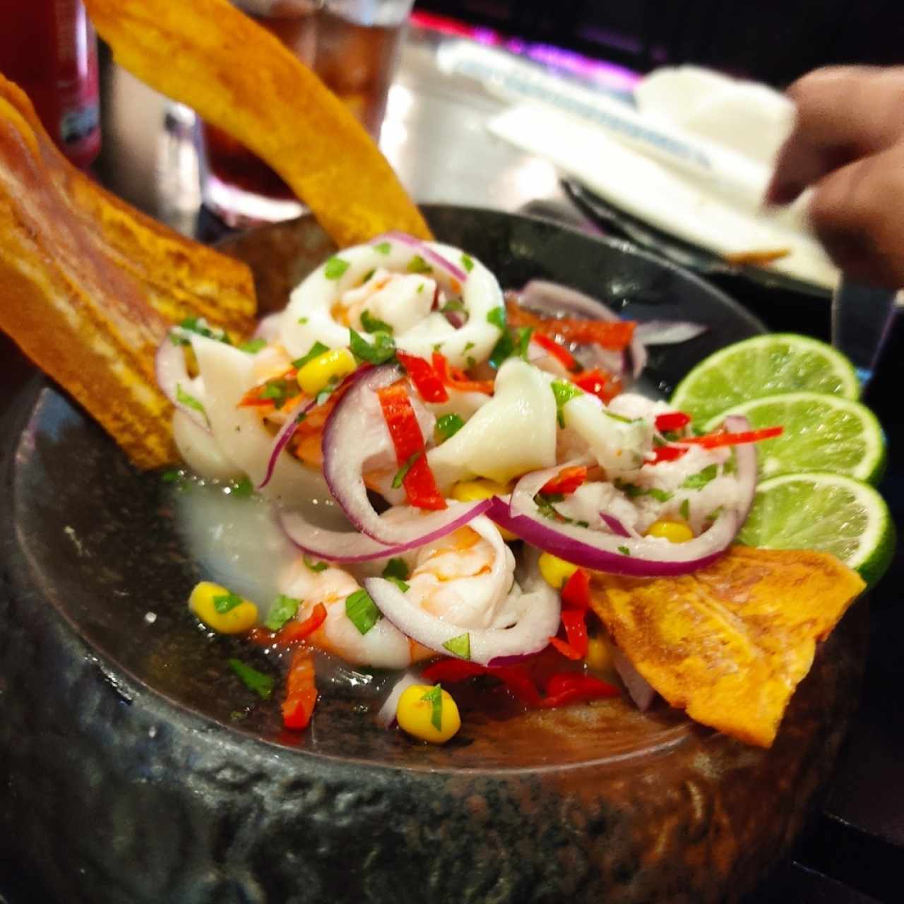 ceviche de combinación 