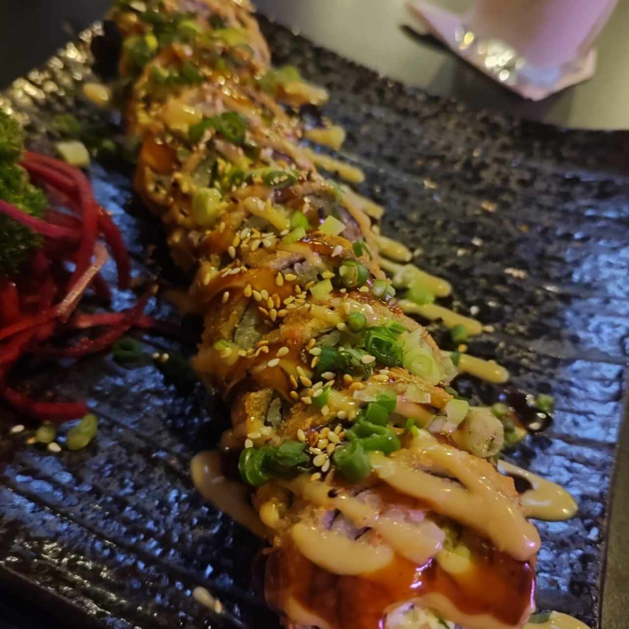 Ebi crunch roll