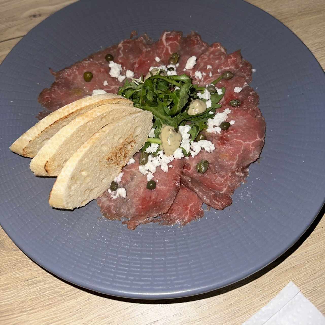 APPETIZERS - CARPACCIO DE RES