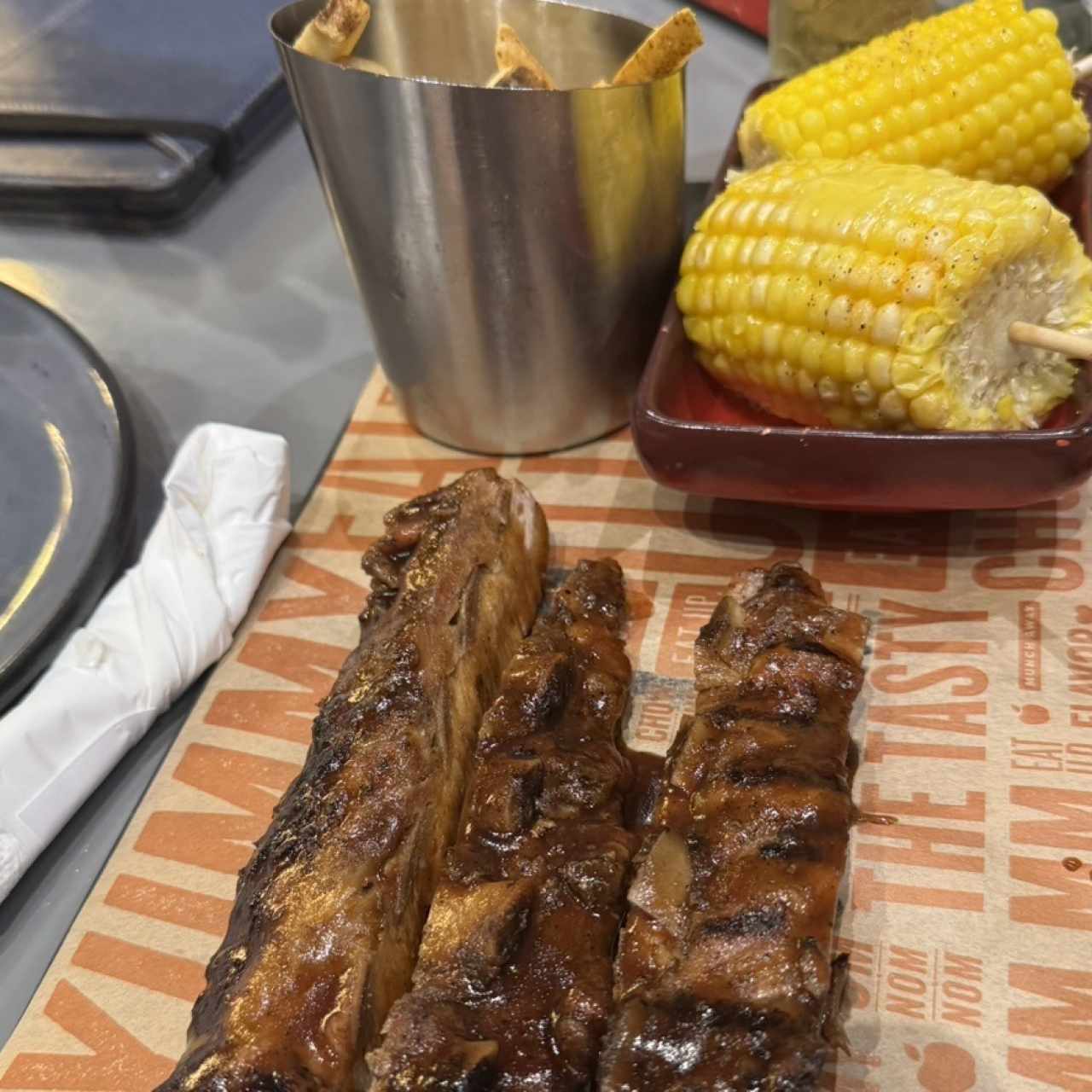 Half Applebees Riblets Platter