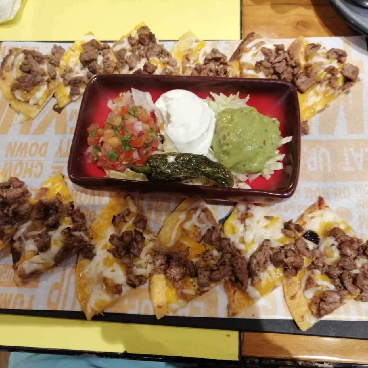 Nachos de Carne