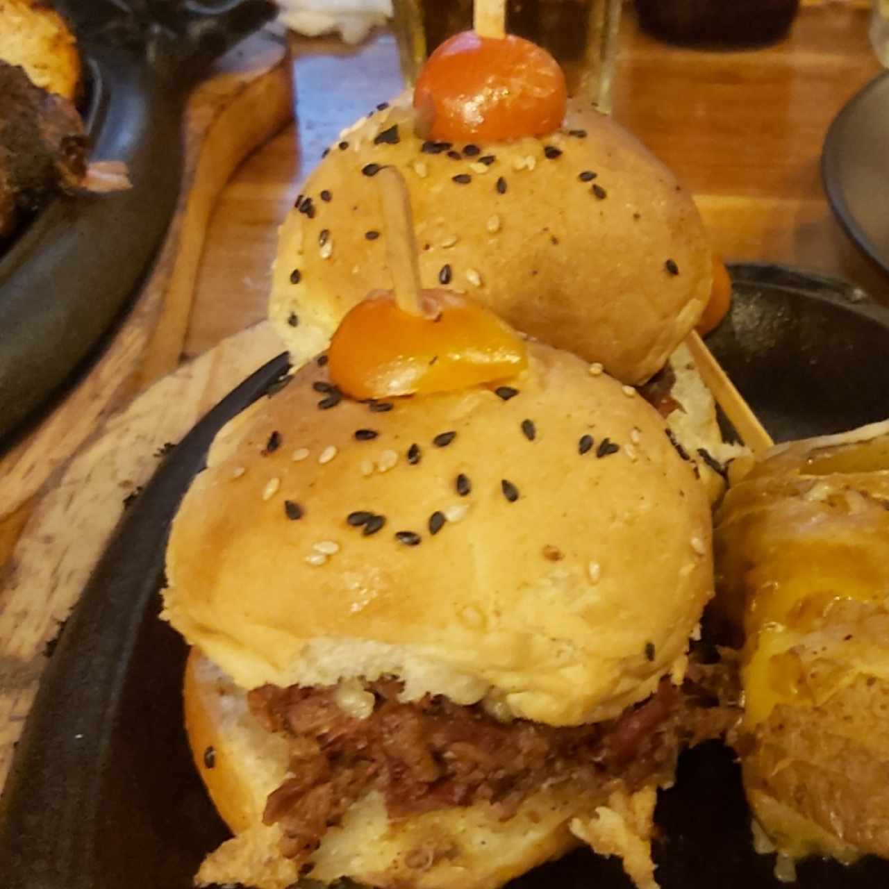 sliders de brisket