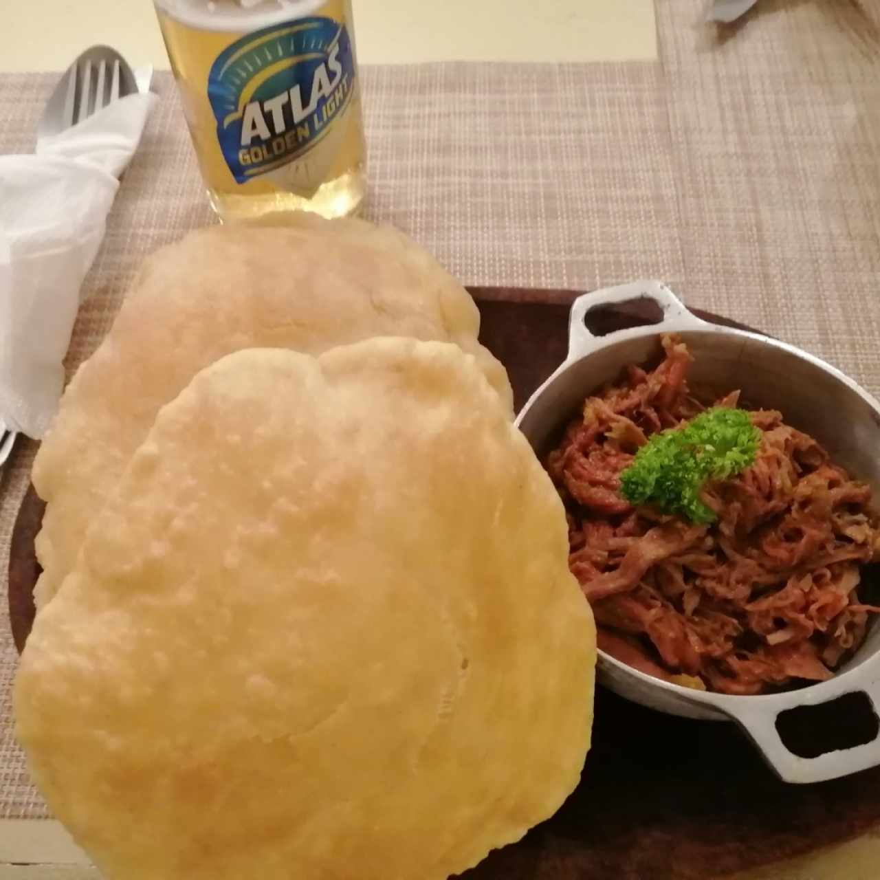 Hojaldra con Ropa Vieja 