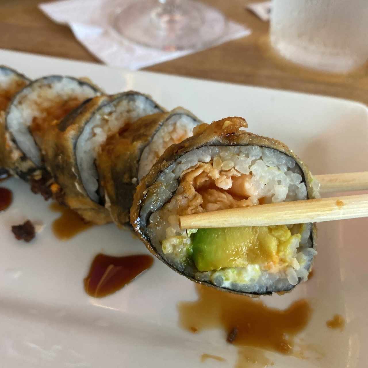 Tataki tempura roll 