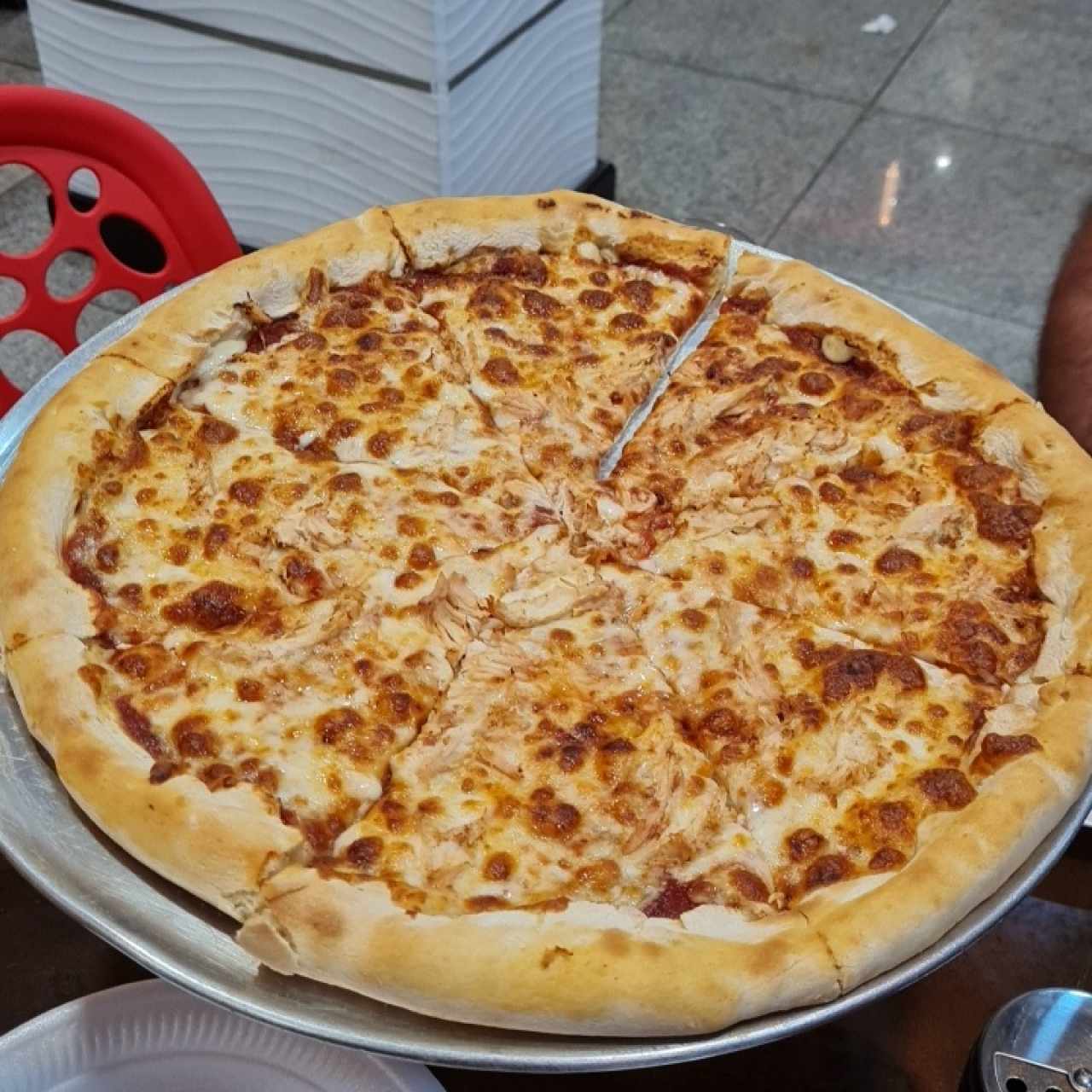 Pizza de pollo 