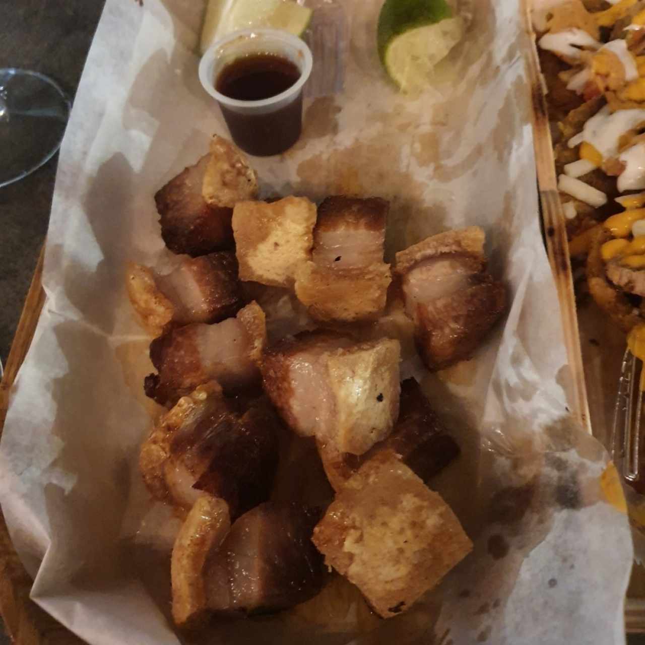 Chicharrones de cerdo