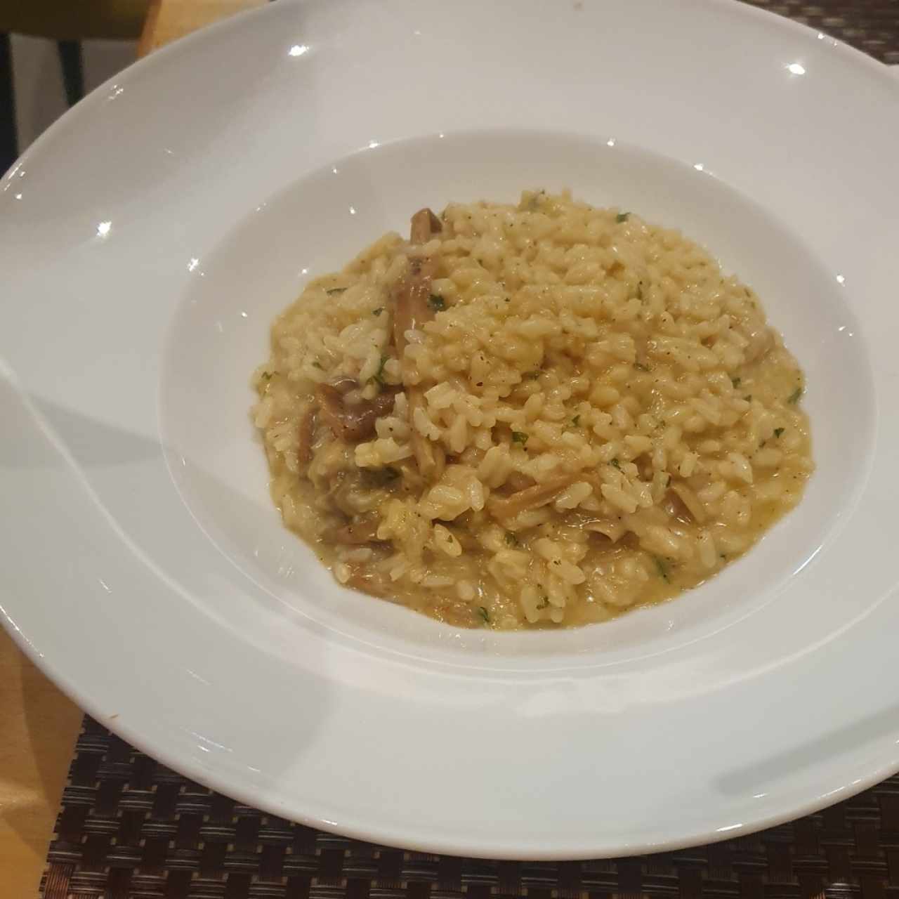 Risotto Funghi Porcini y Tarufo