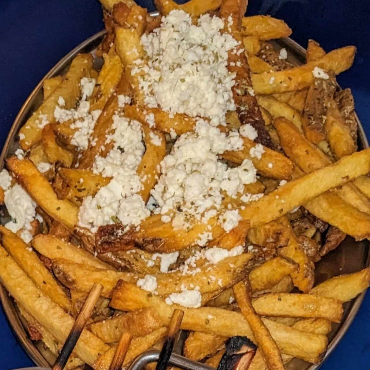 Papas con feta