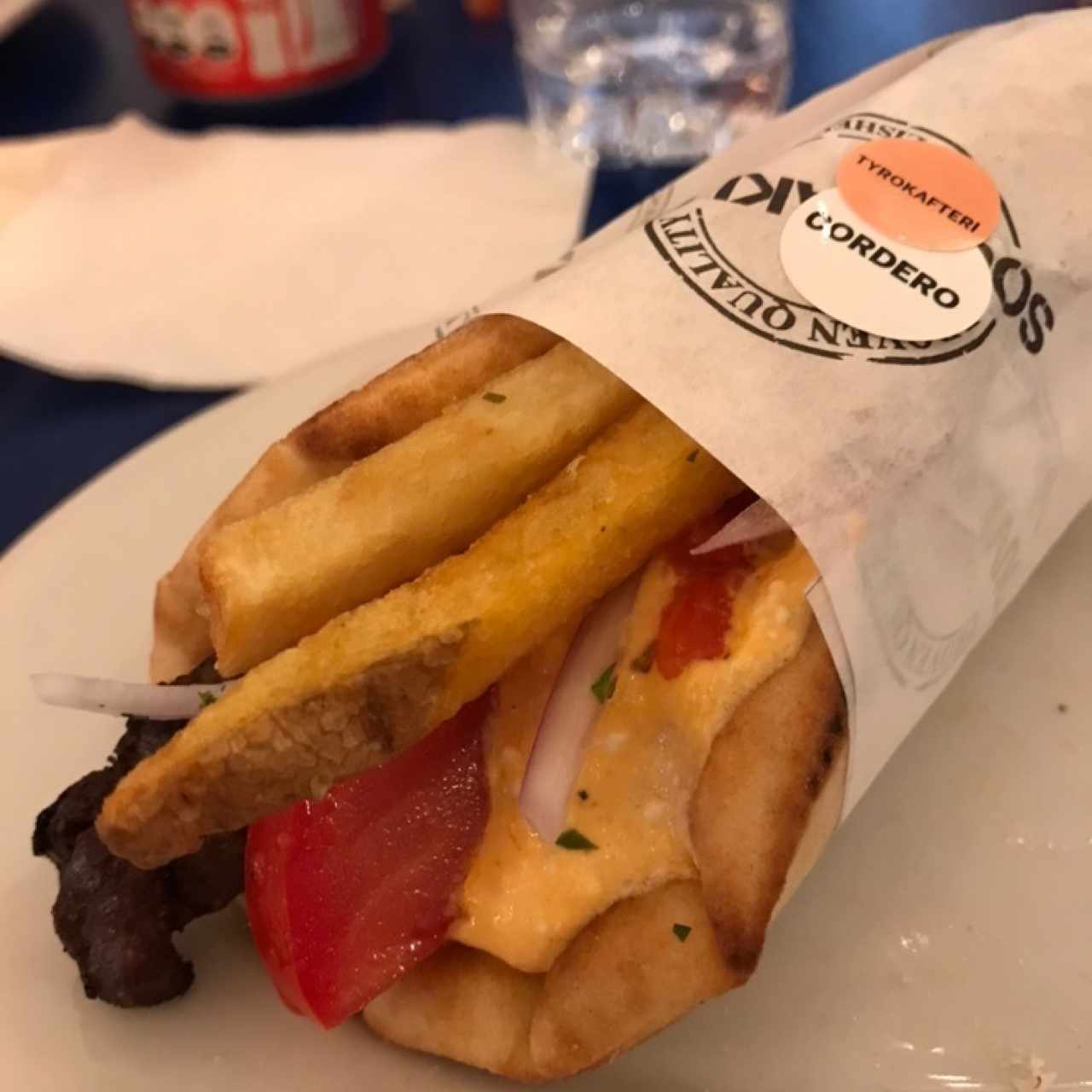 Souvlaki de cordero