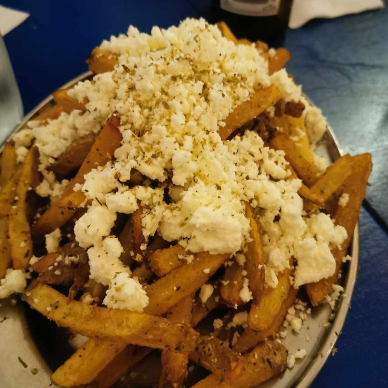 Papas con feta