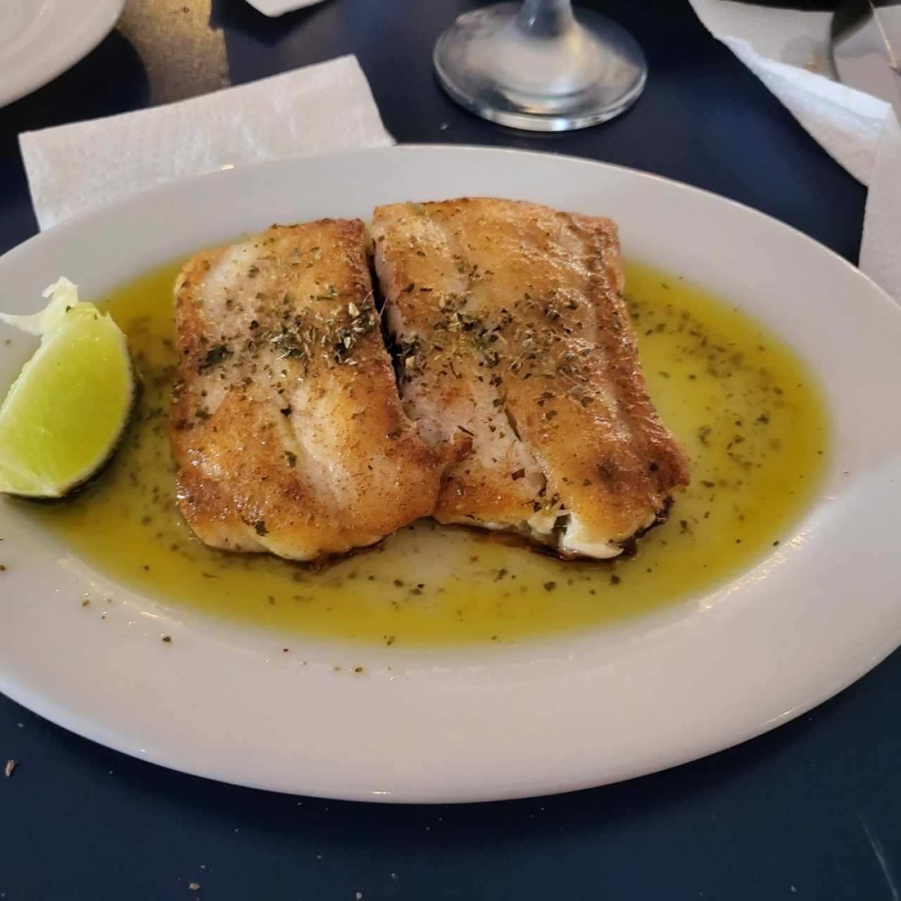 Corvina a la Parrilla