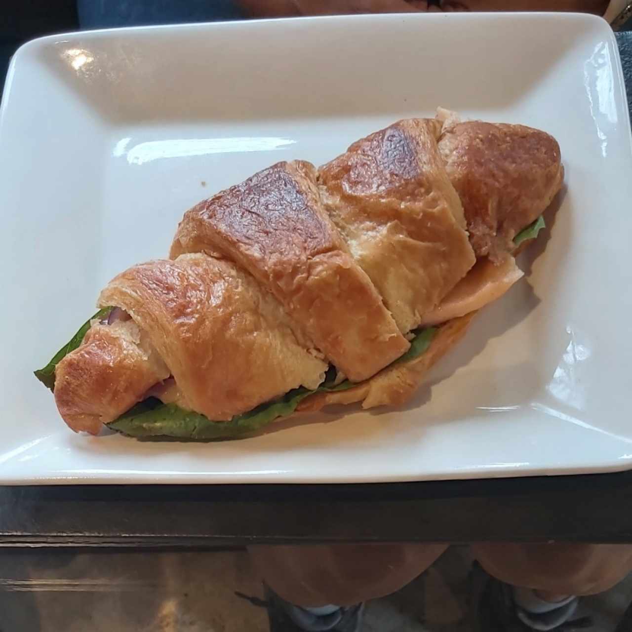 Croissant de salmón