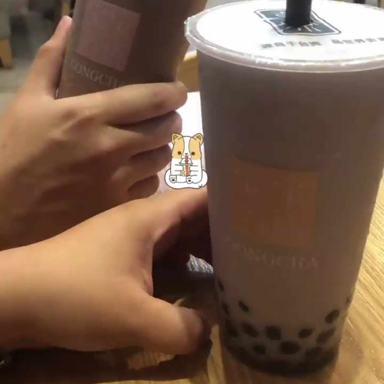 Bubble tea de taro