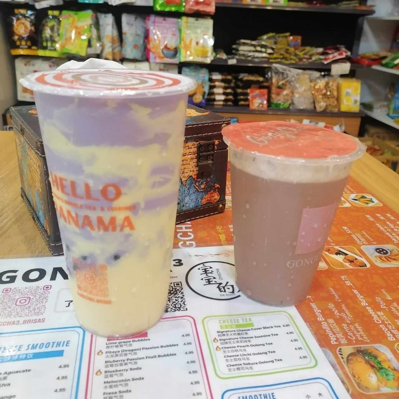 Bubble tea cake taro y bubble tea ovaltine