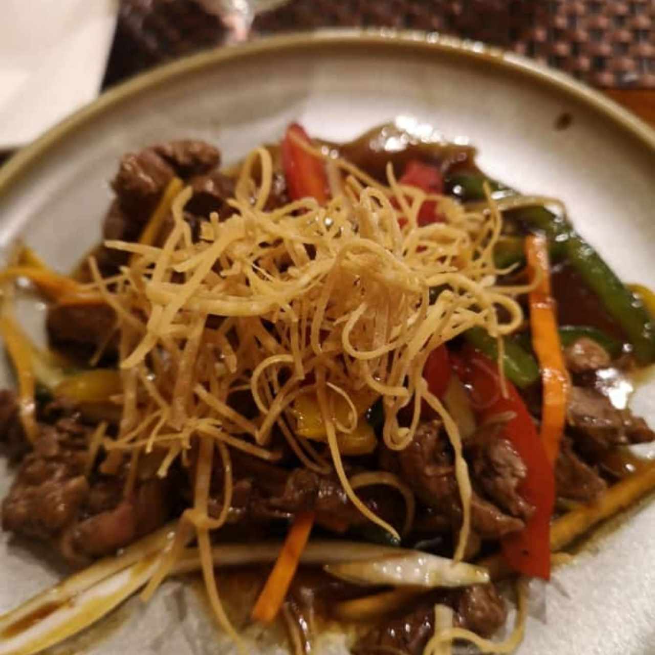 Carne teriyaki 