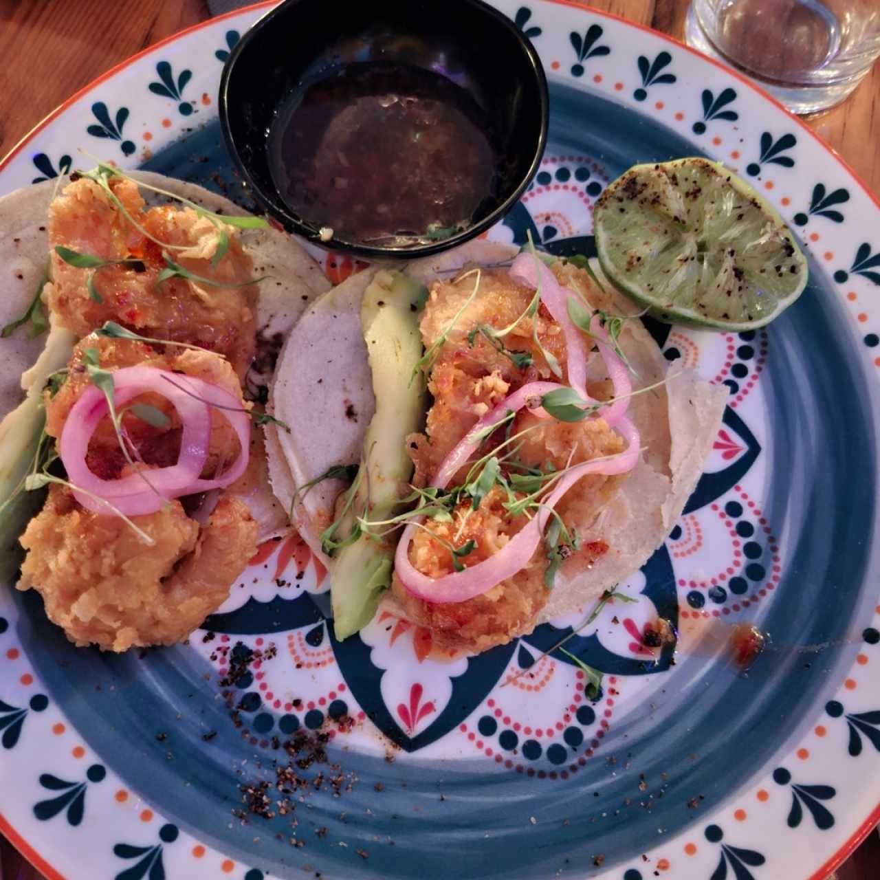 SHRIMP TACOS