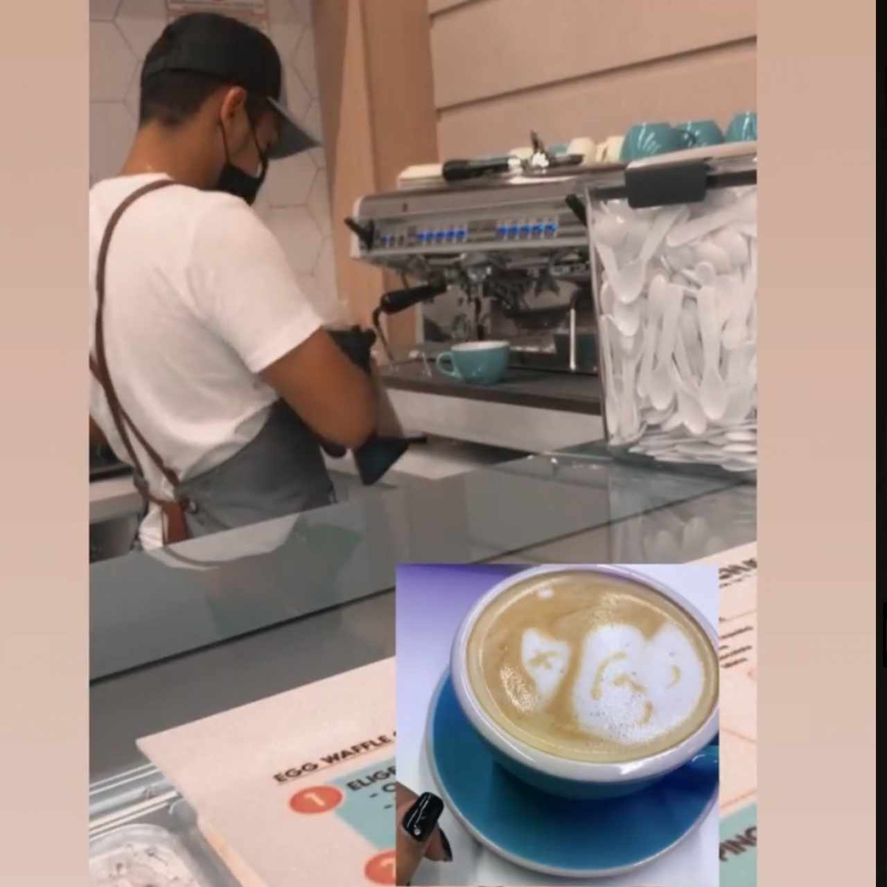 Me encanta este Cafe, y la Atencion De Rubiel. muy lindo