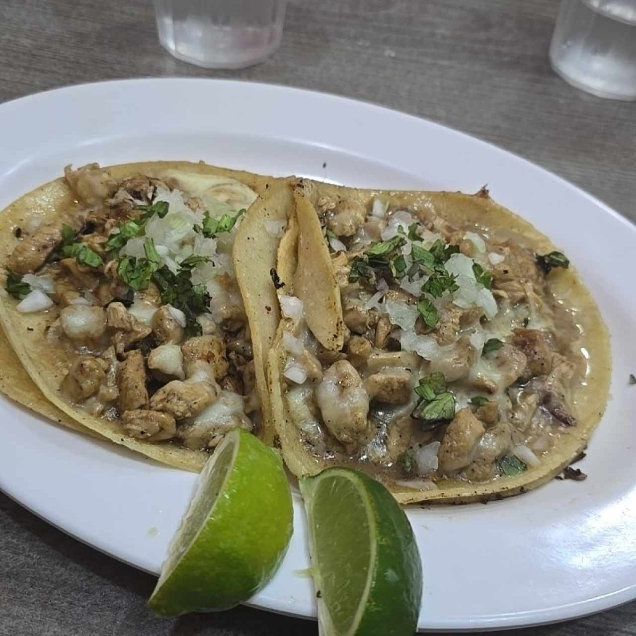 tacos de pollo