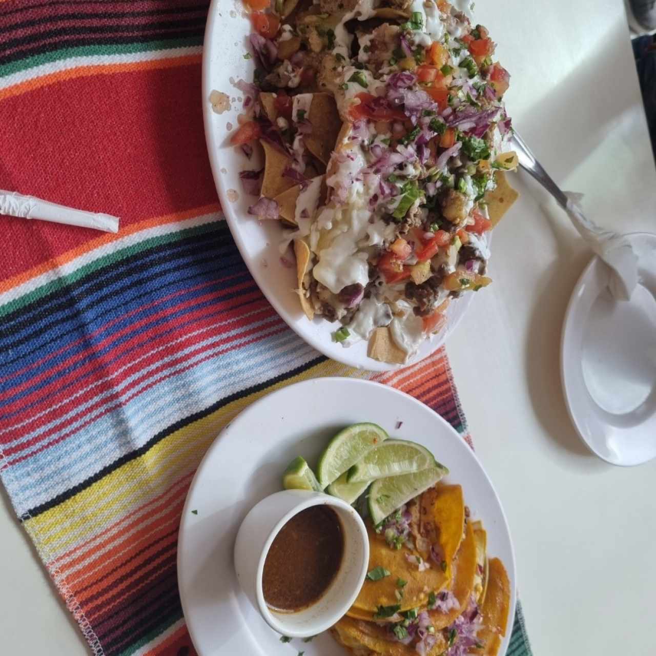 quesatacos y nachos