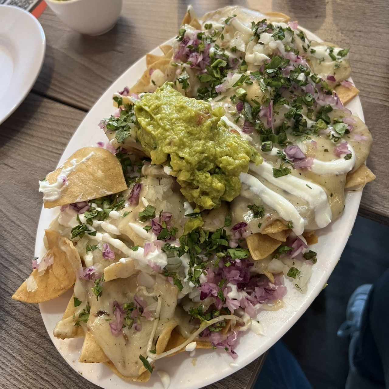 Nachos con solo queso