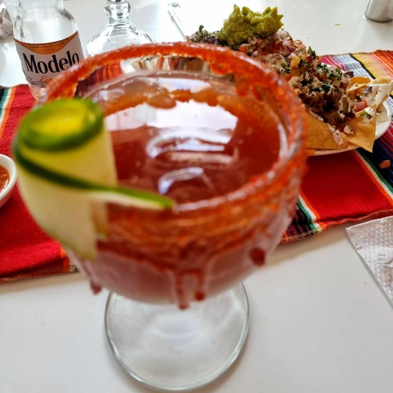 Michelada con clamato