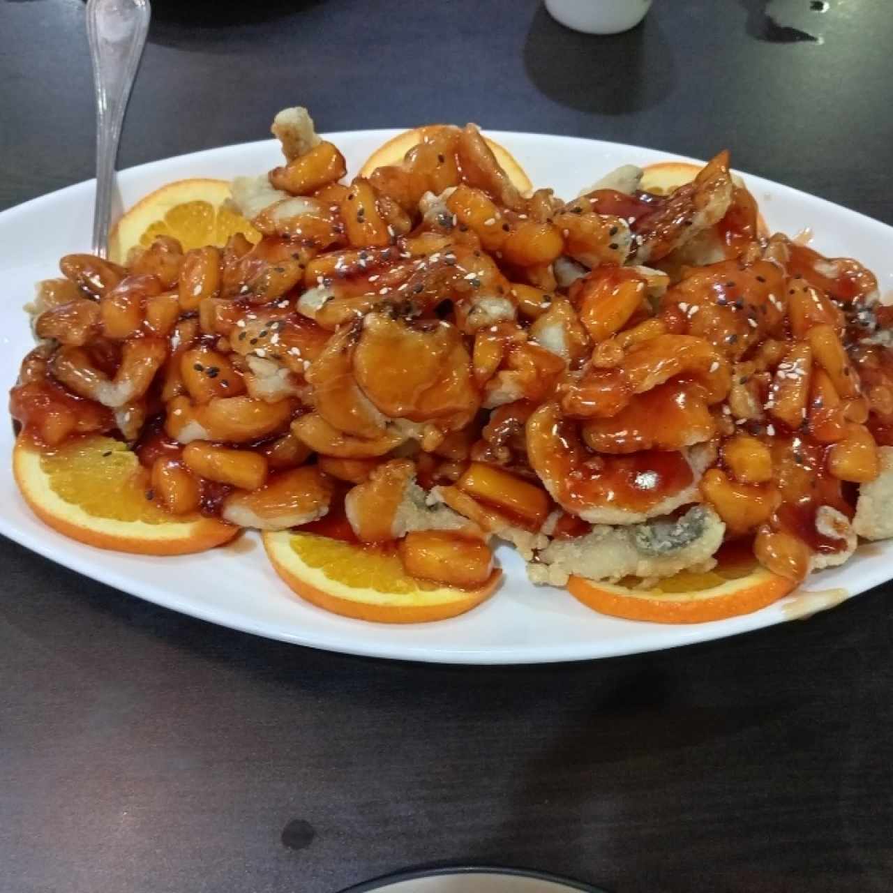 Filete de pescado a la naranja 