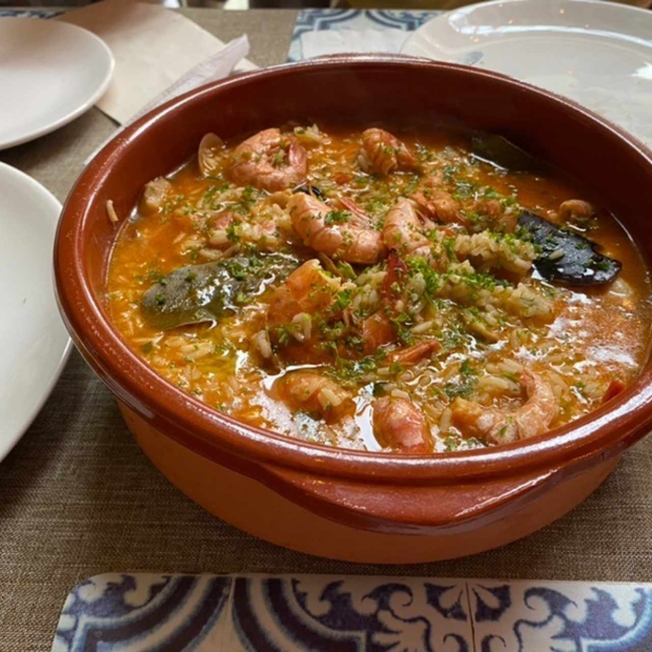 Arroz con mariscos 