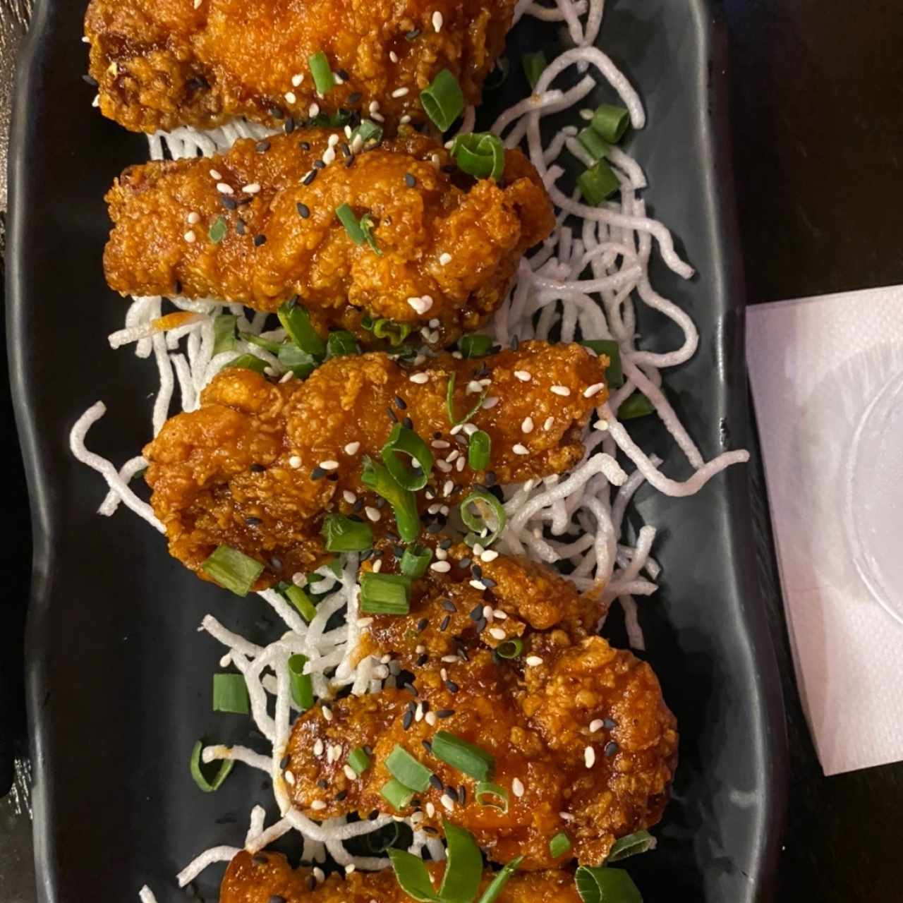 Alitas de Pollo Estilo Coreano